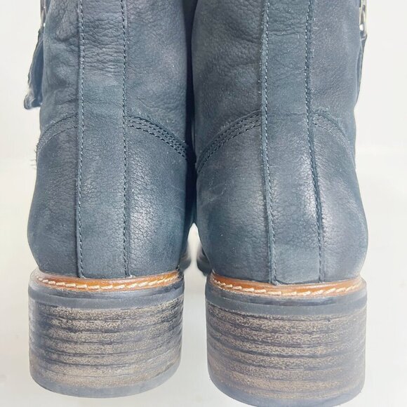 Paul Green Diego Booties Black Nuback Leather Women\'s Size 9